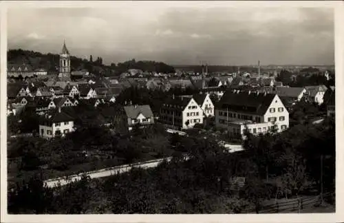 Ak Balingen im Zollernalbkreis, Panoramablick über die Dächer der Stadt