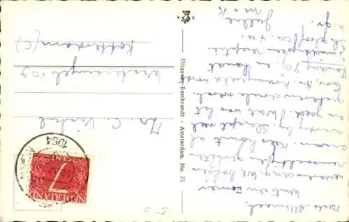 Ak Noordwijk aan Zee Südholland, Leuchtturm