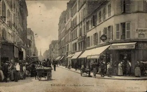 Ak Paris XV Vaugirard, La Rue du Commerce