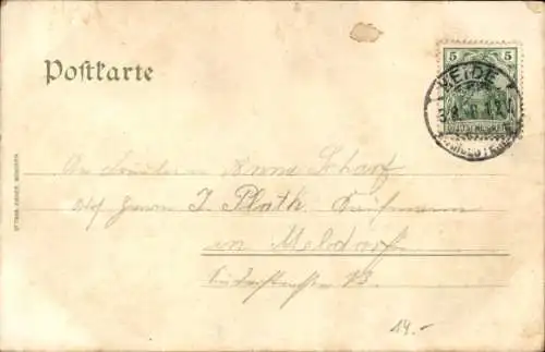 Ak Heide in Holstein, Reichsbank, Vorderansicht