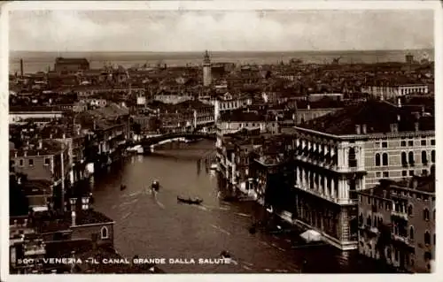 Ak Venezia Venedig Veneto, Canal Grande dalla Salute