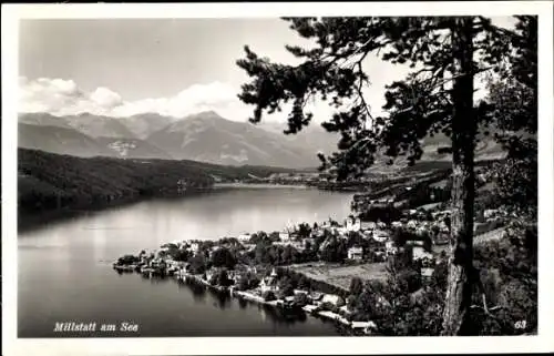 Ak Millstatt am See Kärnten, Panorama, See, Gebirge