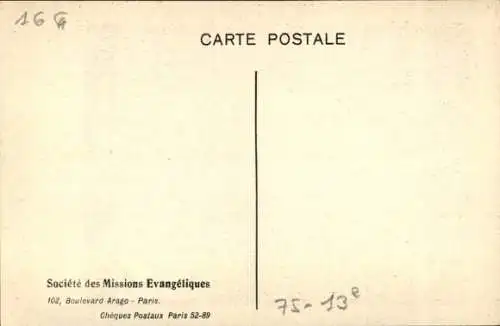 Ak Paris, Boulevard Arago, Evangelische Missionen