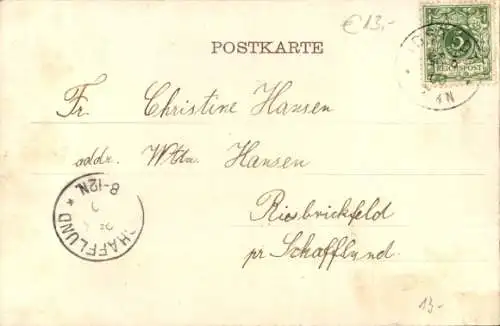 Ak Idstedt in Schleswig Holstein, Denkmal, Waffenkammer, Gasthaus H. Licht, Postagentur