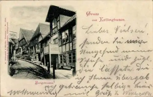 Ak Kellinghusen in Holstein, Bergstraße