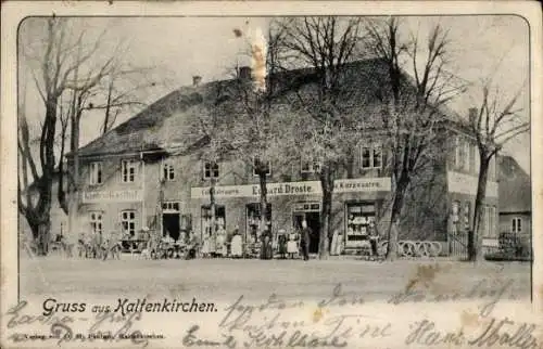 Ak Kaltenkirchen in Holstein, Central Gasthof, Geschäft Droste