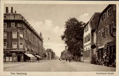 Ak Neu Isenburg in Hessen, Frankfurter Straße, Café Corso