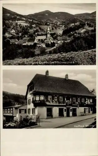 Ak Offenhöfen im Schwarzwald Ortenaukreis, Kaufhaus Steimle, Totalansicht