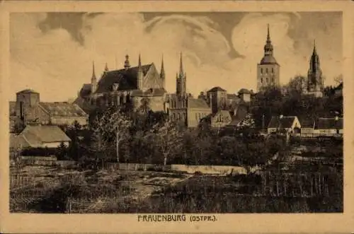 Ak Frombork Frauenburg Ostpreußen, Gesamtansicht