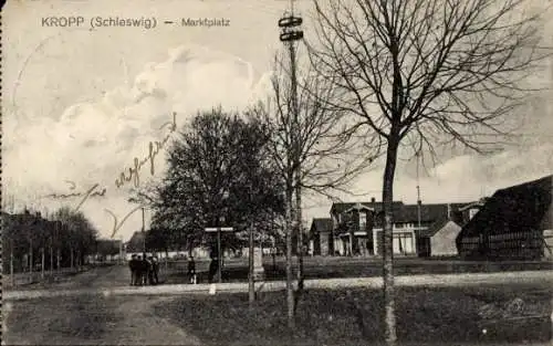 Ak Kropp in Schleswig, Marktplatz