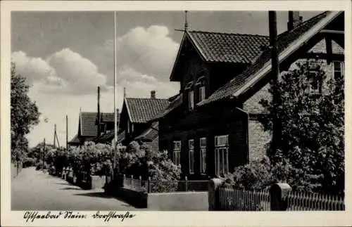 Ak Stein Probstei Schleswig Holstein, Dorfstraße, Wohnhäuser