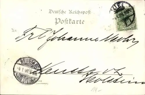 Litho Preetz in Holstein, Panorama, Drillersgarten, Kirche