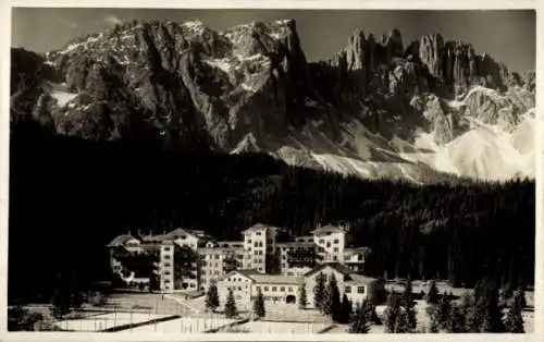 Ak Lago di Carezza Karersee Südtirol, Hotel Carezza con Latemar - Gruppo delle Dolomiti