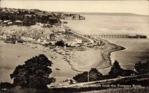 Ak Teignmouth Devon England, Blick von der Torquay Road