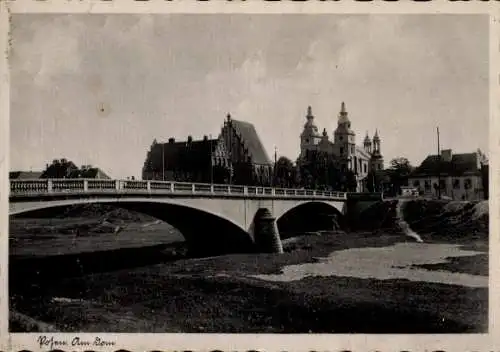 Ak Poznań Posen, Dom, Brücke