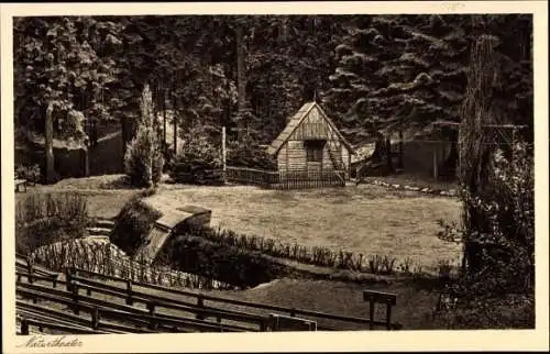 Ak Bad Oberschlema Bad Schlema im Erzgebirge Sachsen, Naturtheater