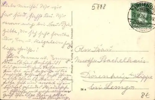 Ak Freienohl Meschede im Sauerland, Panorama