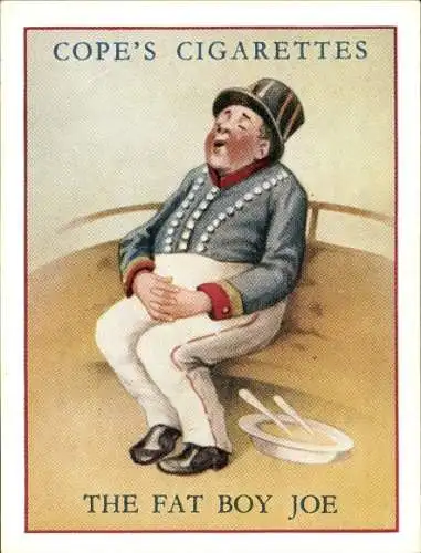 Sammelbild Charaktere von Charles Dickens No. 15 The Fat Boy Joe, Pickwick Papers, Zitat