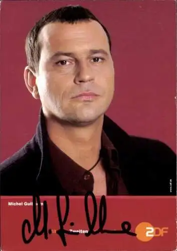 Ak Schauspieler Michel Guillaume, Portrait, Autogramm, ZDF