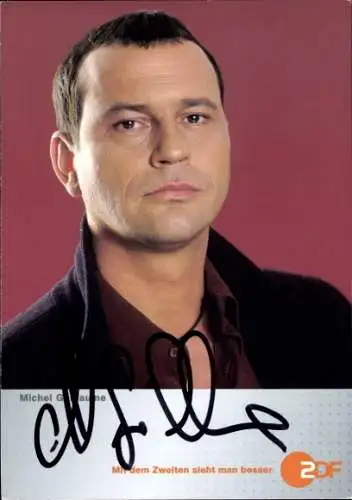 Ak Schauspieler Michel Guillaume, Portrait, Autogramm, ZDF