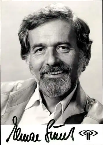 Ak Elmar Gunsch, Österreichischer Moderator, Autor und Schauspieler, Portrait, Autogramm