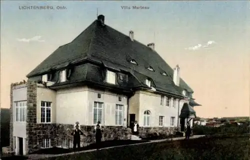 Ak Lichtenberg in Oberfranken, Villa Marteau