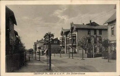 Ak Oberhof im Thüringer Wald, Zellaerstraße, Villa Horn