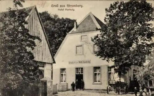 Ak Stromberg Oelde im Münsterland, Hotel Hartwig