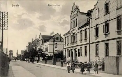 Ak Lehrte in Niedersachsen, Poststraße