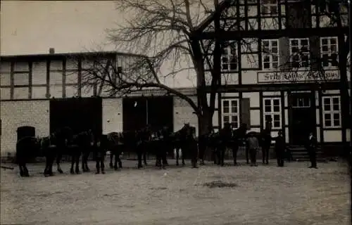 Ak Bad Bodenteich in der Lüneburger Heide, Gasthaus, Fachwerkhaus