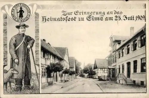 Ak Eime in Niedersachsen, Heimatsfest am 25. Juli 1909