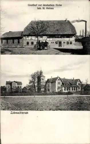 Ak Lobmachtersen Salzgitter in Niedersachsen, Gasthof zur deutschen Eiche, Inh. H. Helms