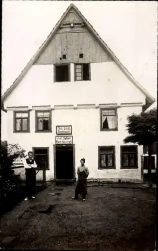 Foto Ak Bad Pyrmont in Niedersachsen, Geschäft