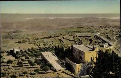 Ak Jerusalem Israel, Blick auf das Jordantal