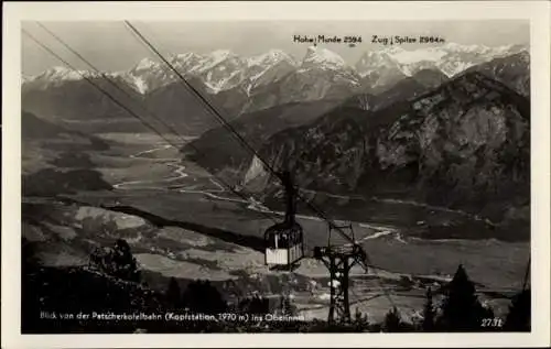 Ak Igls Innsbruck in Tirol, Seilschwebebahn, Patscherkofelbahn