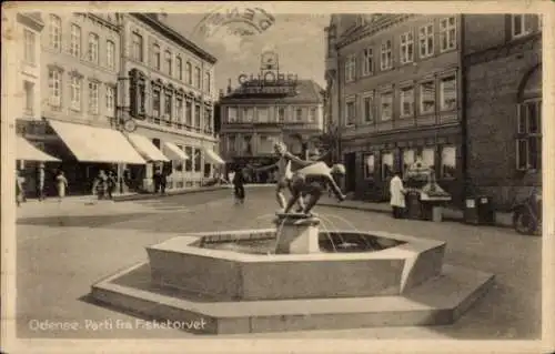 Ak Odense Dänemark, Parti fra Fisketorvet