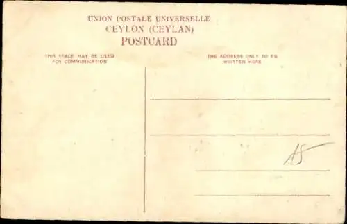 Ak Colombo Sri Lanka, Chatham Street, Straßenpartie