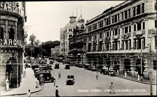 Ak Colombo Sri Lanka Ceylon, Prince Street, Fort