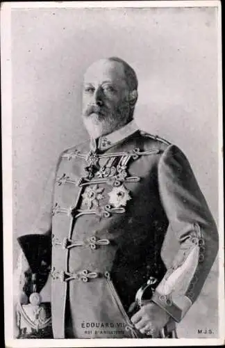 Ak König Edward VII