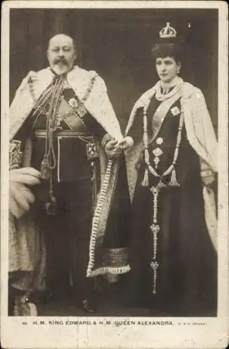 Ak König Edward und Königin Alexandra