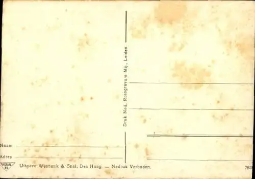 Ak Königin Wilhelmina und Prinz Heinrich zu Mecklenburg, 25. Hochzeitstag, Prinzessin Juliana