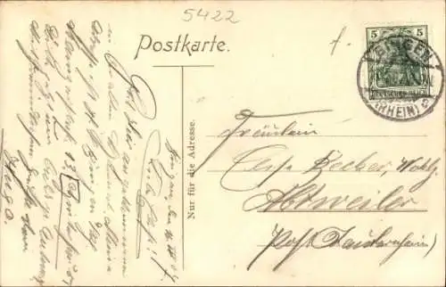 Ak Loreley, Lorelei, Die schönste Jungfrau sitzet dort oben wunderbar