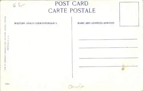 Ak Québec Kanada, The Harbour, Le Port, Hafen aus der Vogelschau