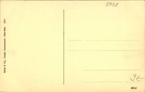 Ak Rhens am Rhein, Königsstuhl, Blick auf den Ort