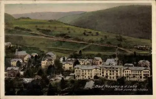 Ak Nassau an der Lahn, Blick zum Kurhaus