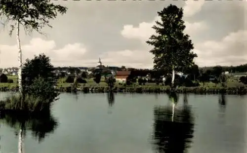 Ak Weißenstadt im Fichtelgebirge, Panorama, Gewässer