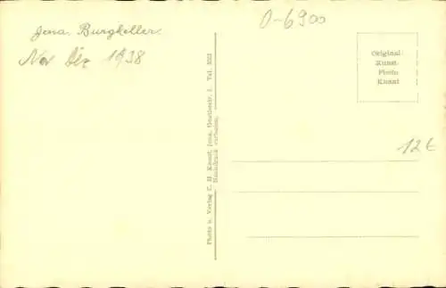 Ak Jena in Thüringen, Burgkeller