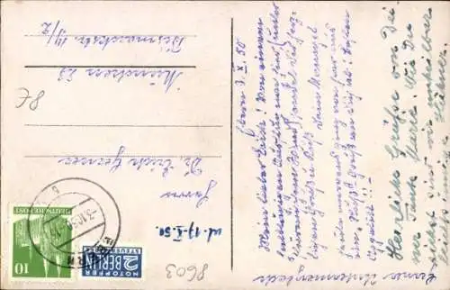 Ak Ebern in Unterfranken, Rathaus