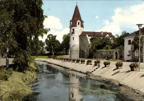 Ak Abensberg an der Abens Niederbayern, am Marderturm