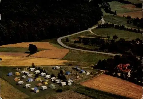 Ak Wüstenwelsberg Untermerzbach in Unterfranken, Campingplatz und Ausflugsziel Rückertkaluse